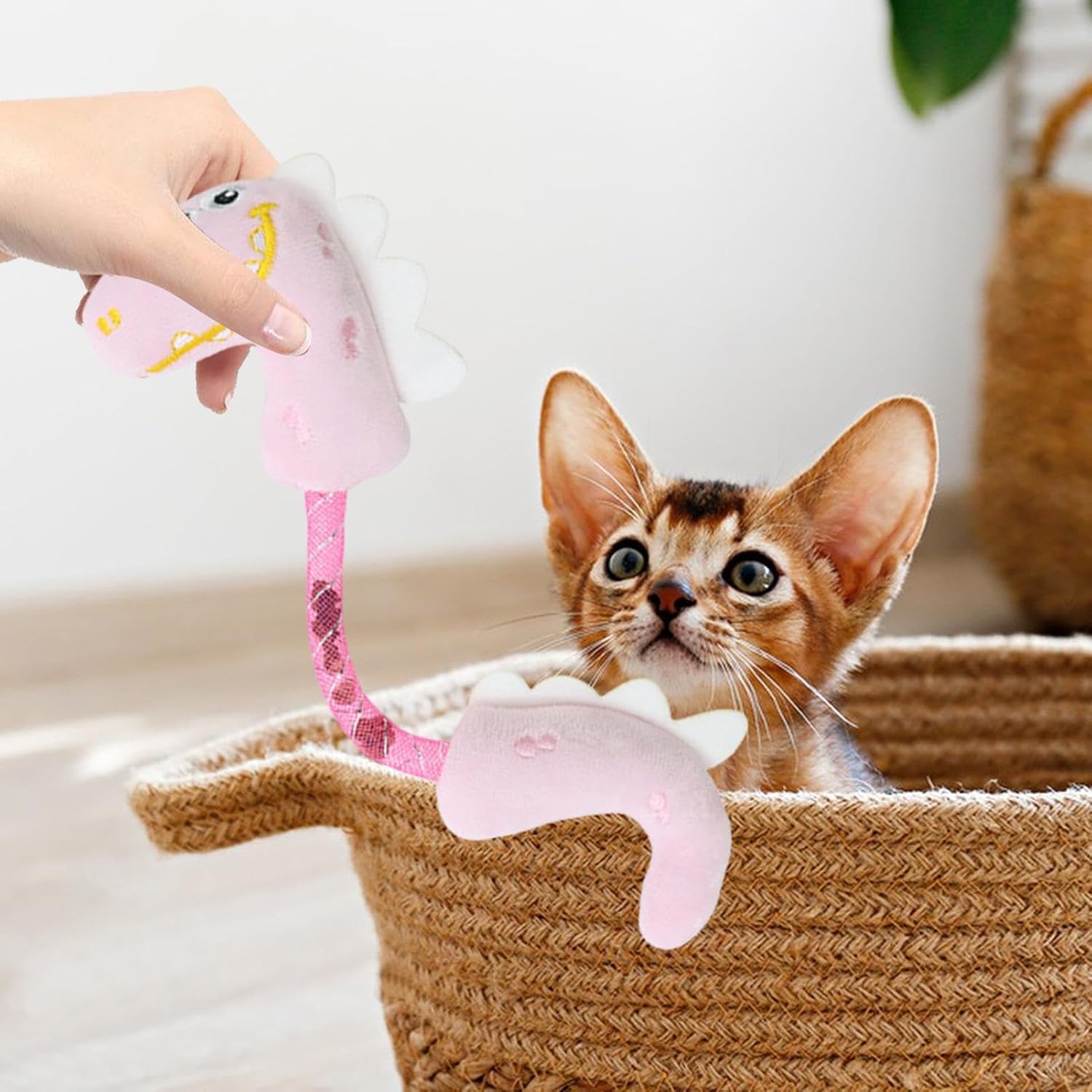 Interactive Pet Catnip Chew Toy For Teeth Cleaning