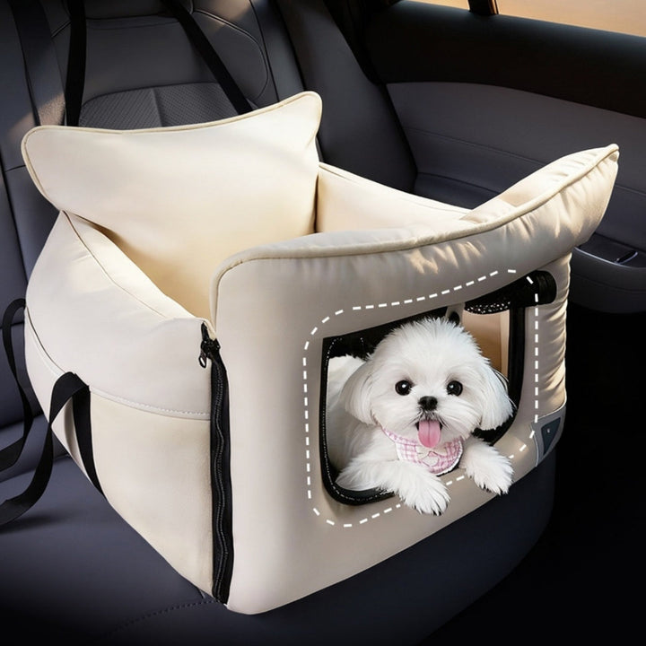 The Ultimate Pet Travel Companion: Detachable Washable Pet Car Travel Carrier Kennel